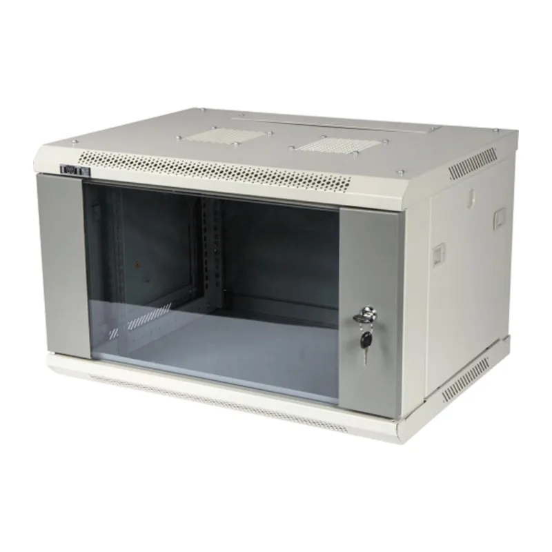 Шкаф телекоммуникационный TWT TWT-CBWPG-6U-6X4-GY серый