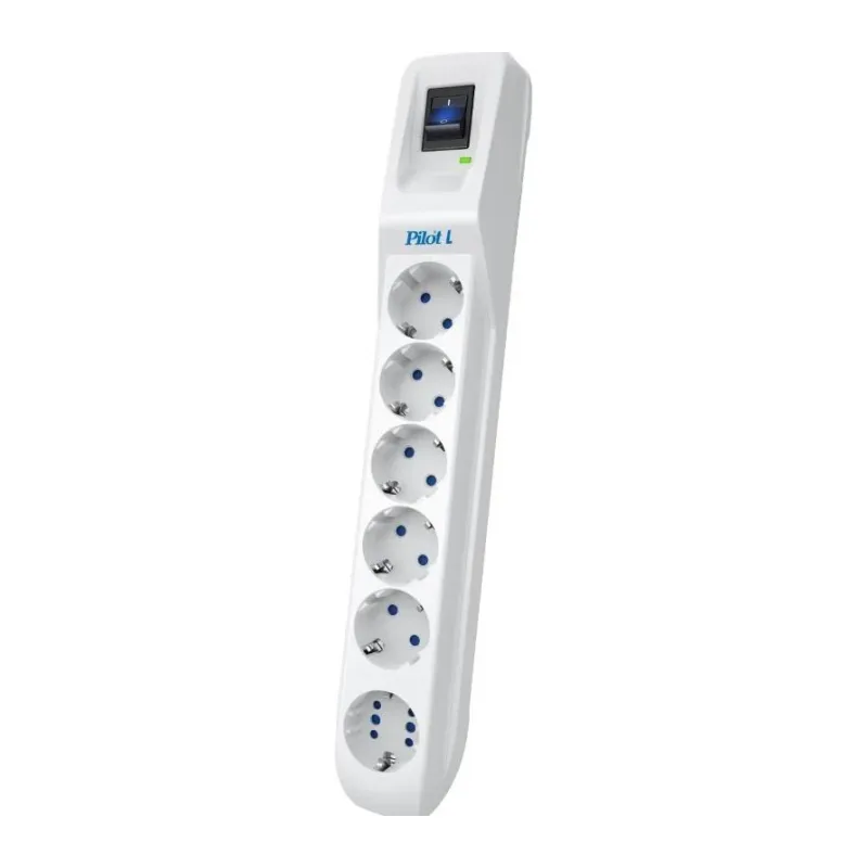 Сетевой фильтр ZIS Pilot S 5m 6 outlets White