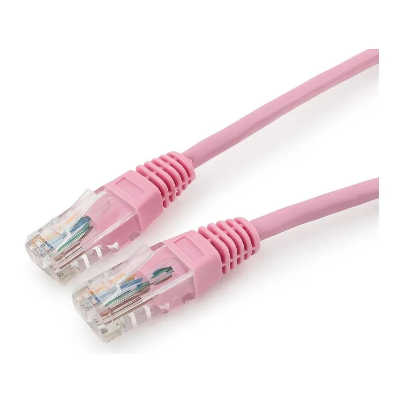 Патч-корд Cablexpert PP12-5M/RO розовый