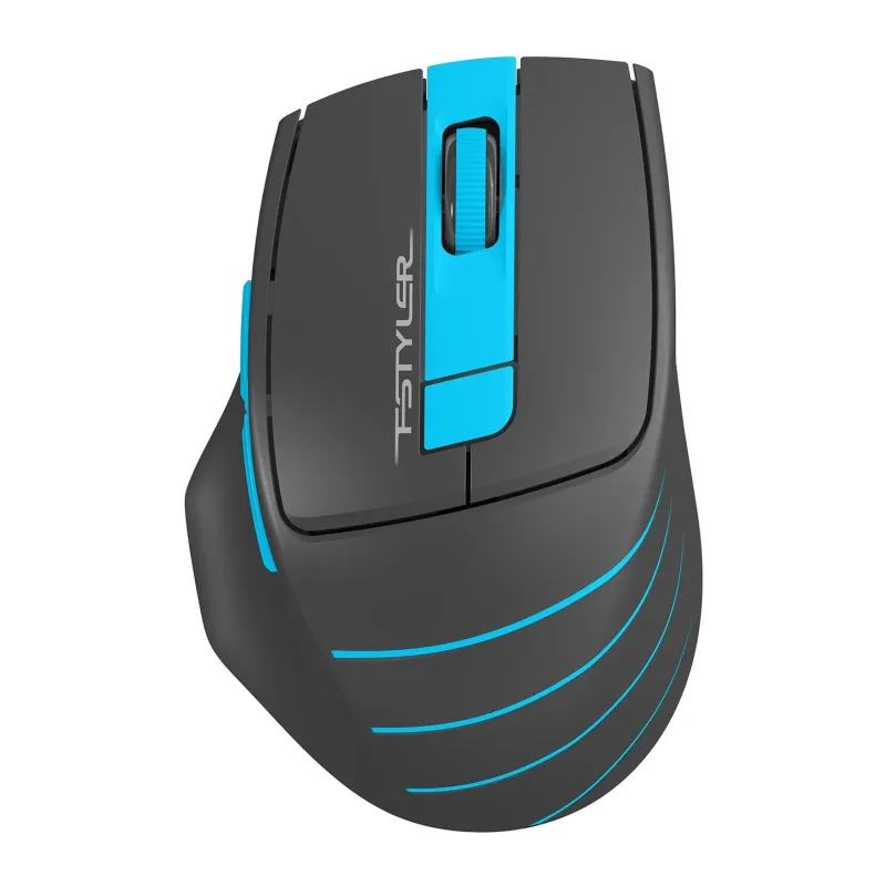 Мышь A4Tech FStyler FG30 серый/синий