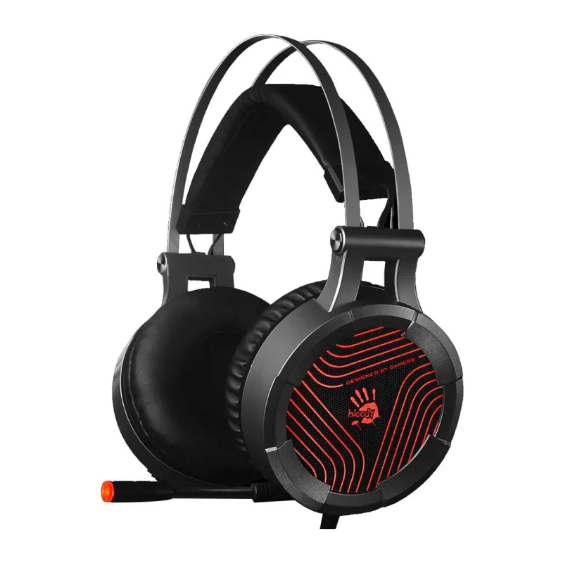 Наушники Bloody G530 черный/серый