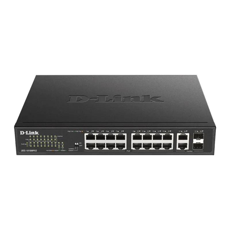 Коммутатор D-Link DES-1018MPV2/A1A