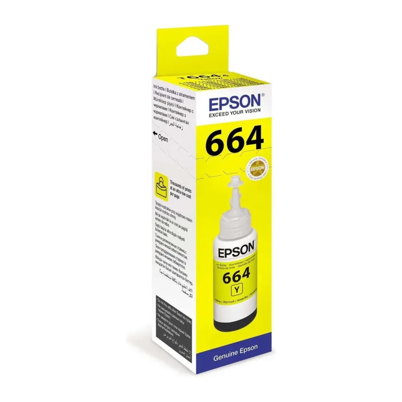 Чернила Epson T6644 желтый (C13T66444A)