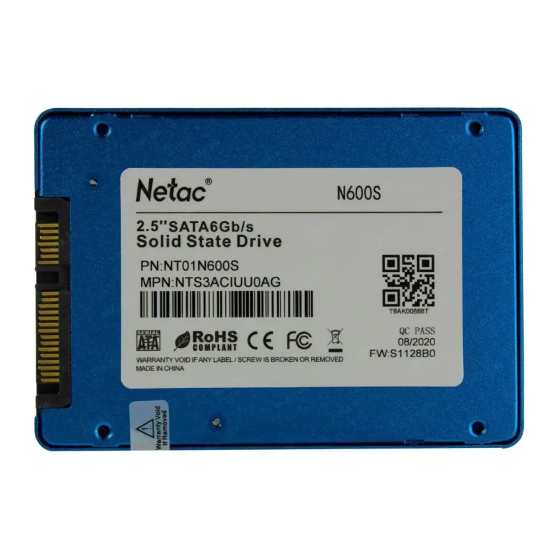 SSD диск Netac 128Gb N600S Series (NT01N600S-128G-S3X)
