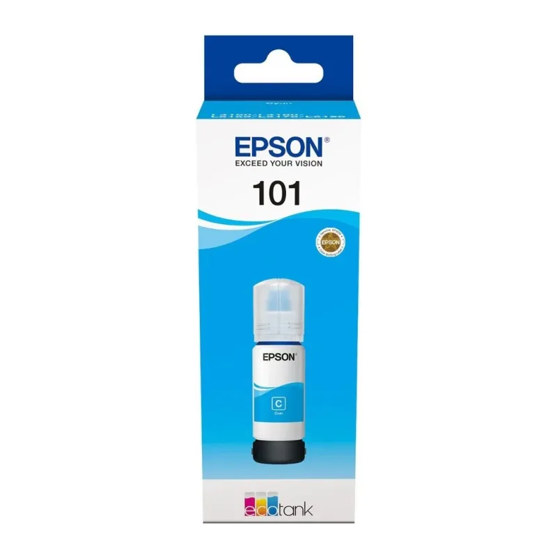 Чернила Epson L101 синий (C13T03V24A)