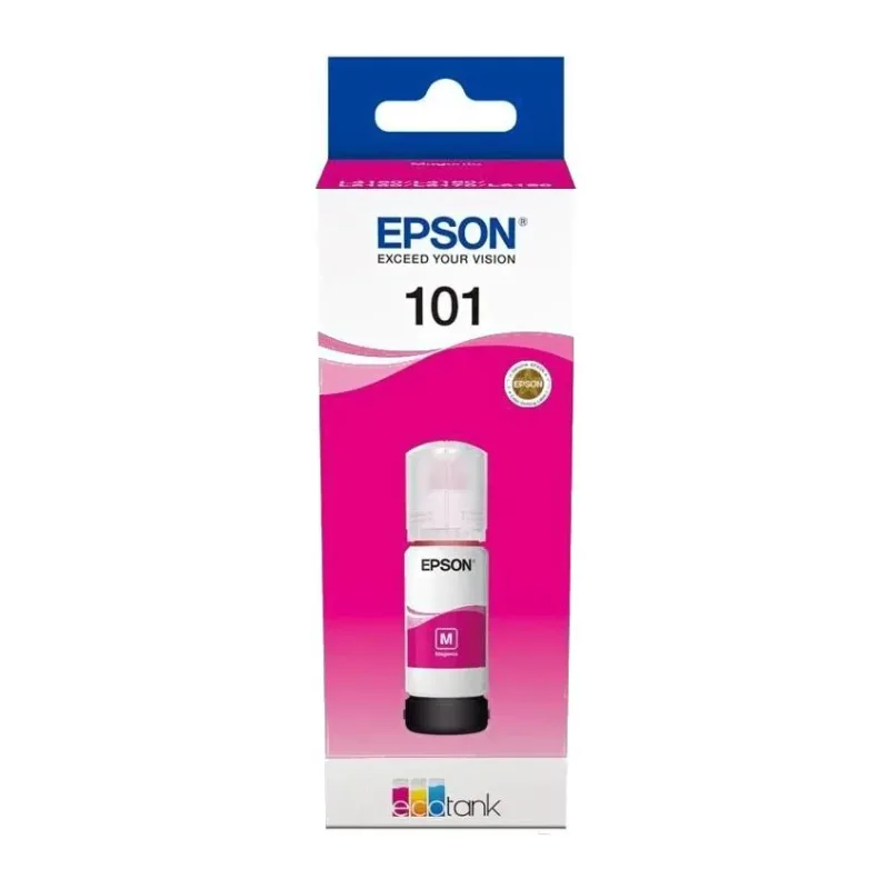 Чернила Epson L101 пурпурный (C13T03V34A)