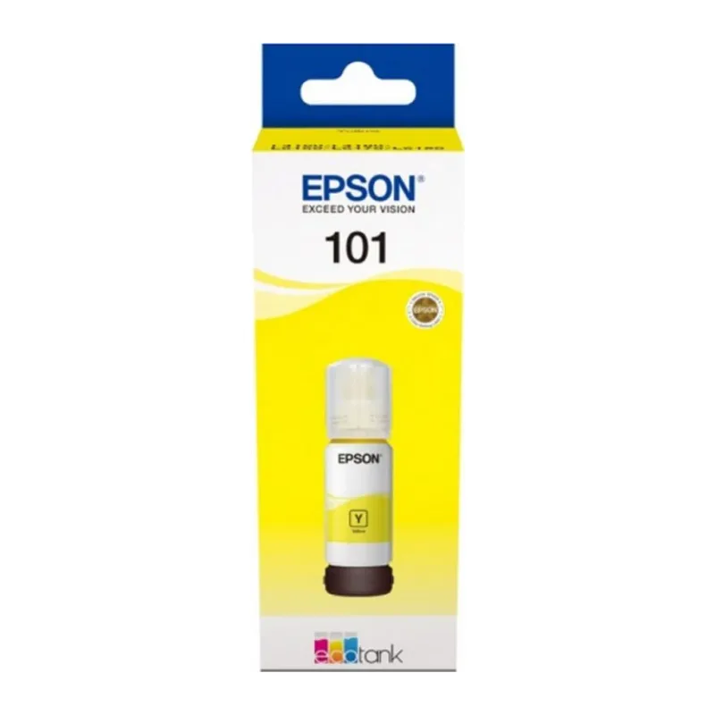 Картридж Epson L101 желтый (C13T03V44A)