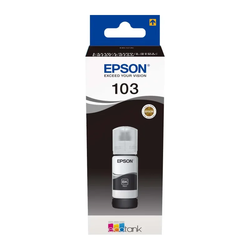 Чернила Epson 103BK черный (C13T00S14A)