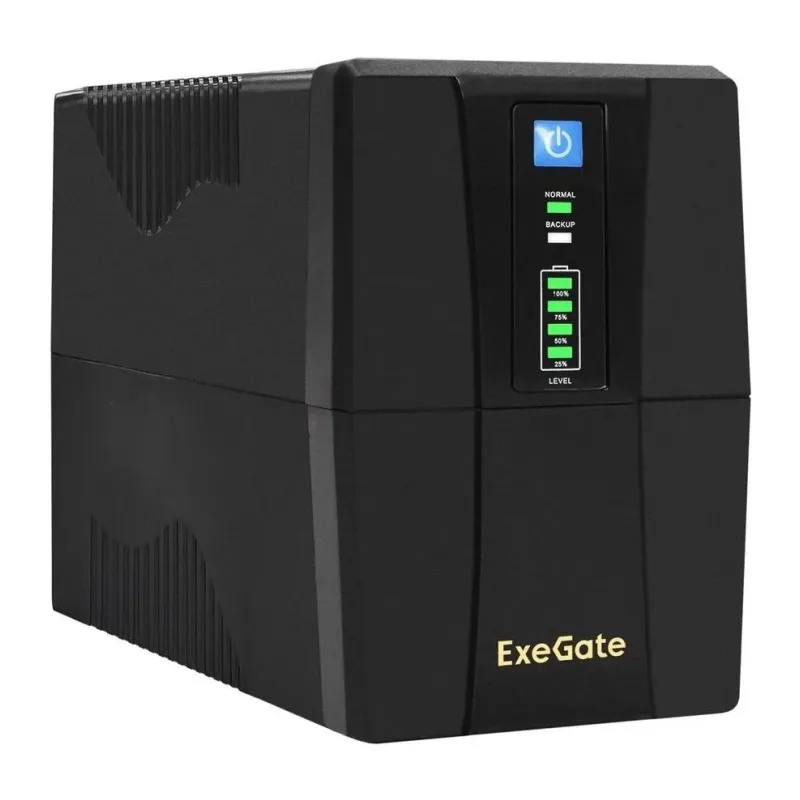 Источник бесперебойного питания ExeGate Power Back BNB-850.LED.AVR.2SH.RJ (EP285475RUS)