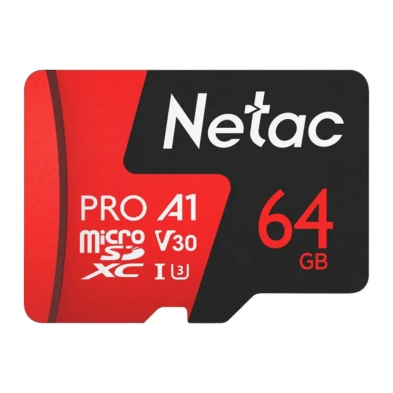 Карта памяти Netac MicroSD card P500 Extreme Pro 64GB (NT02P500PRO-064G-R)