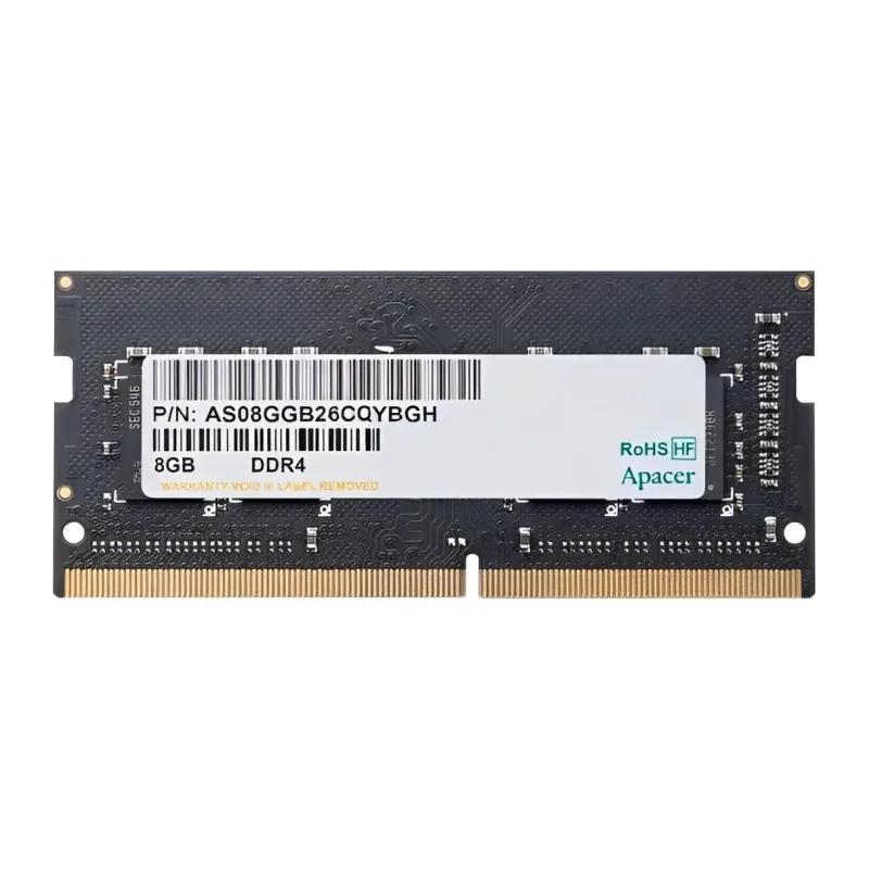 Оперативная память Apacer 8GB DDR4 SODIMM (AS08GGB26CQYBGH/ES.08G2V.GNH)