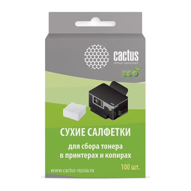 Салфетки для ухода за электроникой Cactus CS-P2003E 100шт
