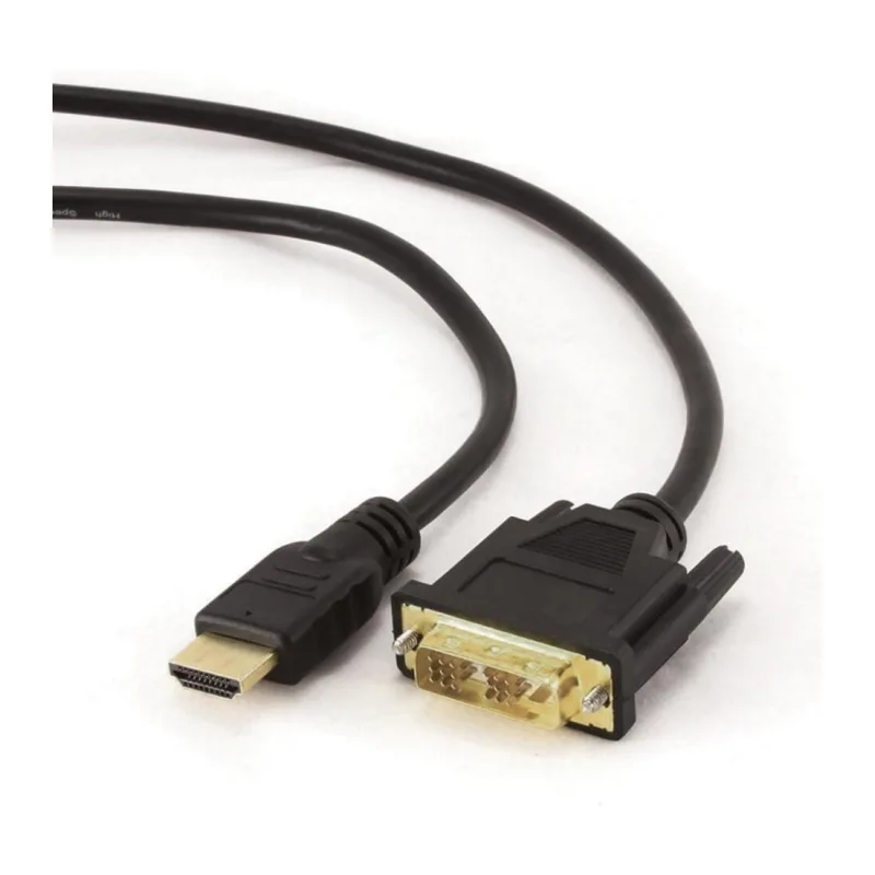 Кабель Cablexpert HDMI-DVI CC-HDMI-DVI-6, 19M/19M, 1.8м single link черный