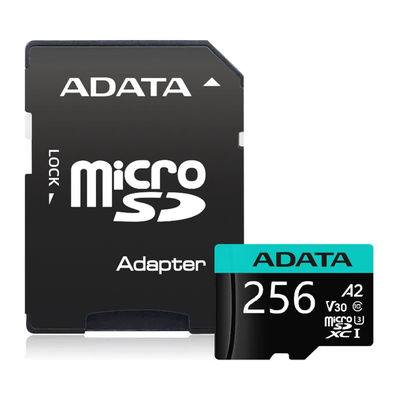 Карта памяти A-Data Micro SDXC 256GB W/AD (AUSDX256GUI3V30SA2-RA1)