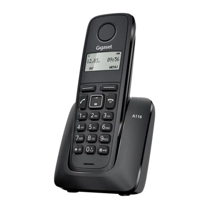 Радиотелефон DECT Gigaset A116 черный (S30852-H2801-S301)