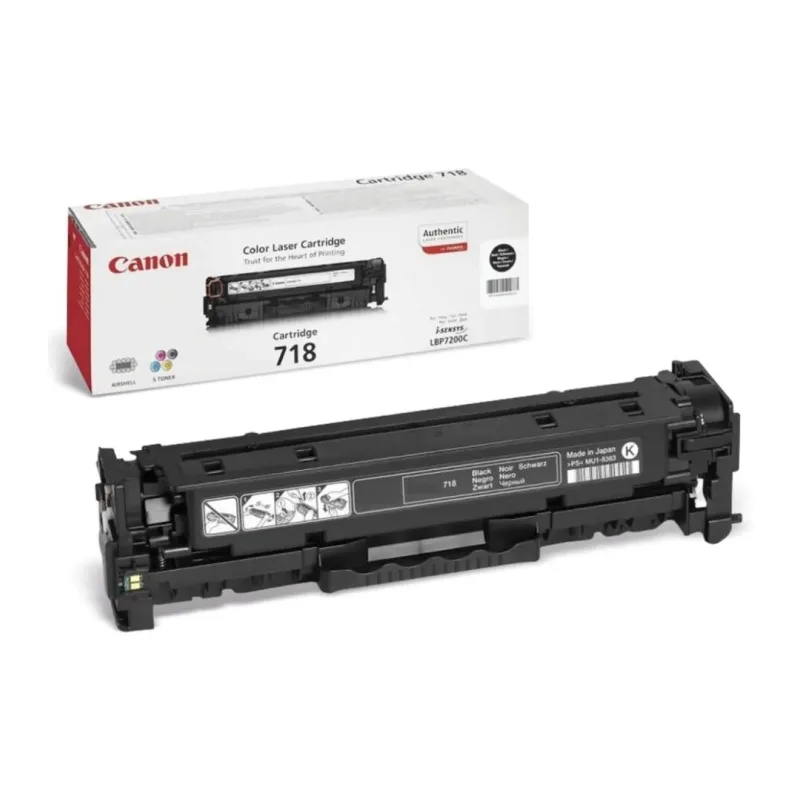 Картридж Canon 718BK Black (2662B002)
