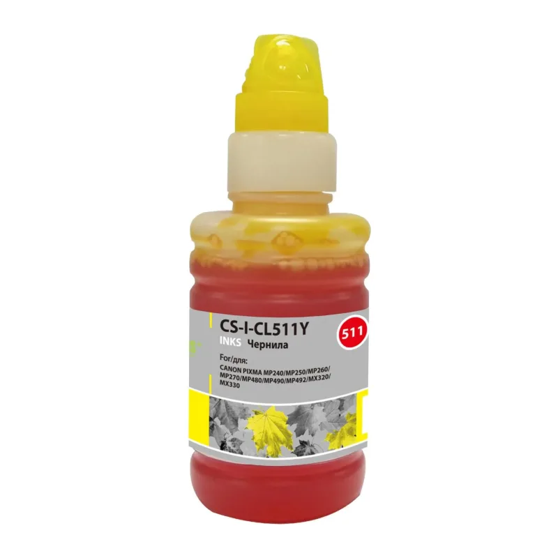 Чернила Cactus CS-I-CL511Y желтый