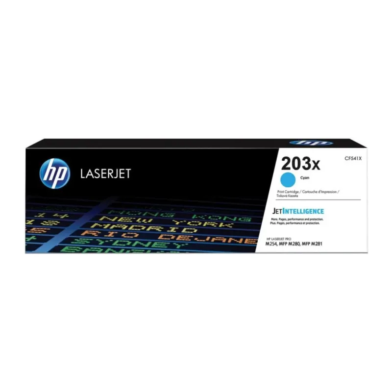 Картридж HP CF541X голубой