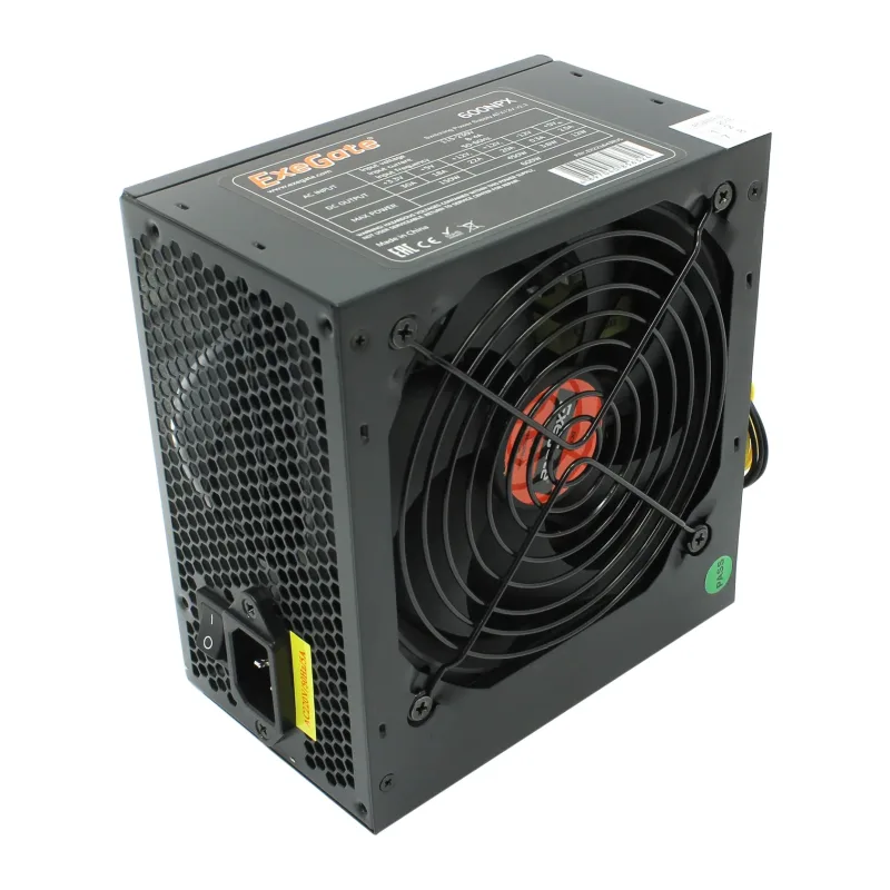 Блок питания ExeGate 600NPX 600W Black (EX221643RUS)