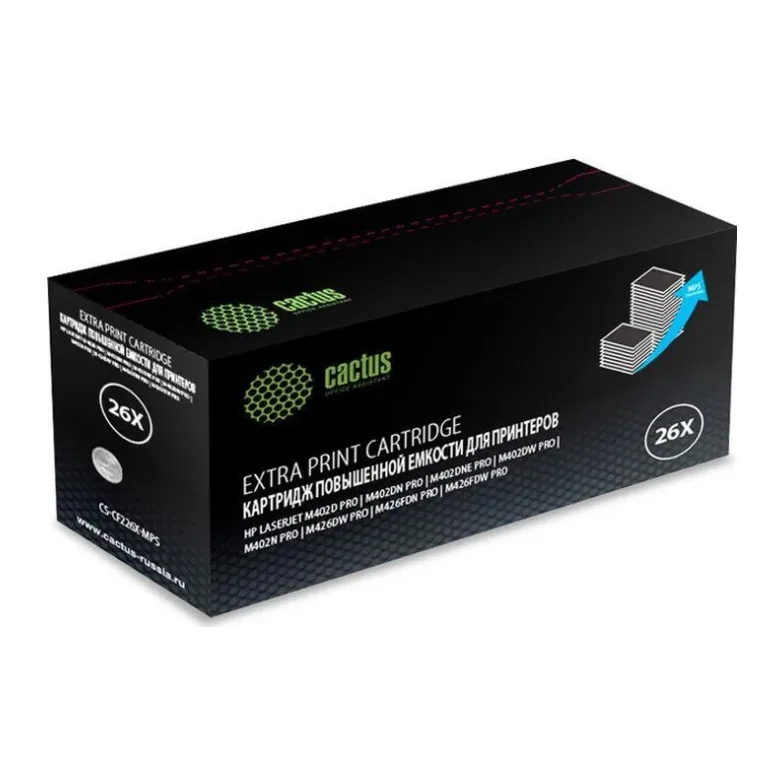 Картридж Cactus CS-CF226X-MPS Black