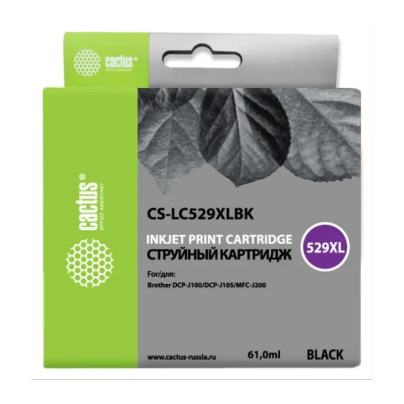 Картридж Cactus CS-LC529XLBK