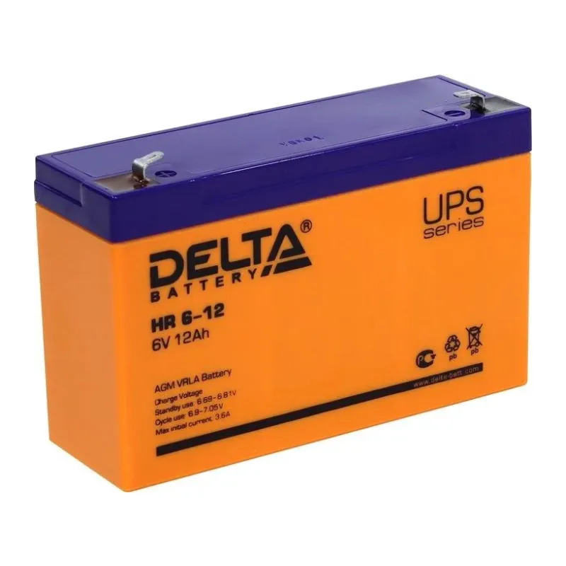 Аккумулятор для ИБП Delta HR 6-12