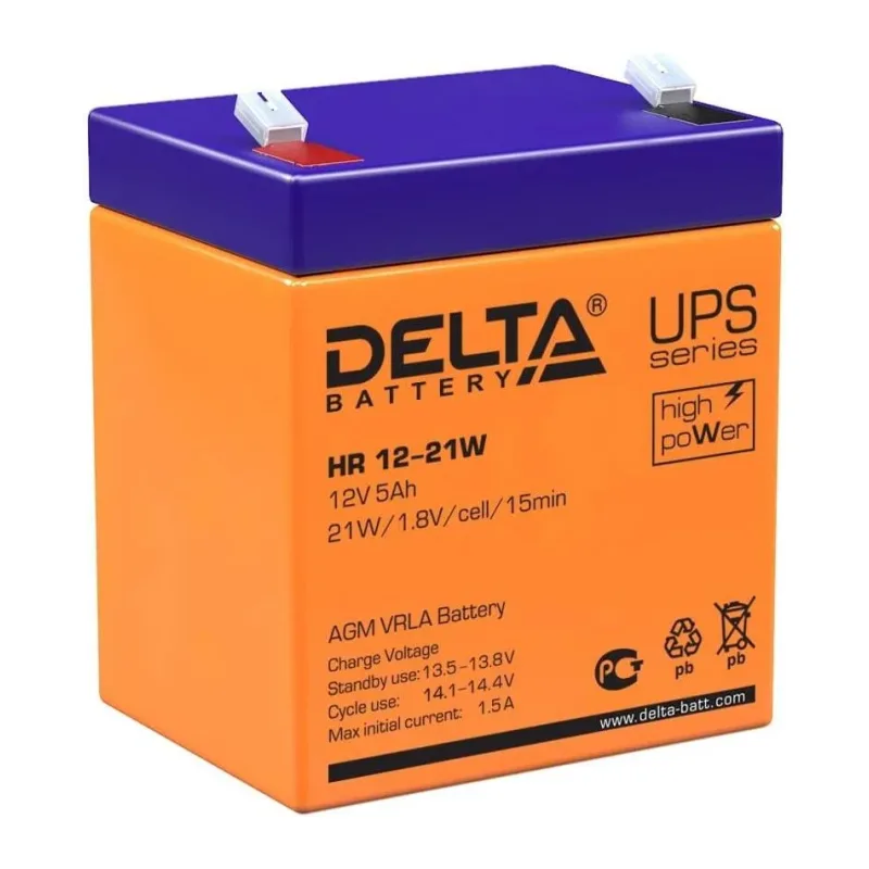Аккумулятор для ИБП Delta HR 12-21W