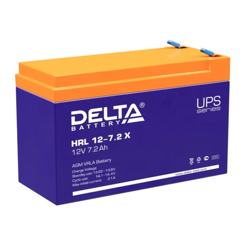 Аккумулятор для ИБП Delta HRL 12-7,2 X