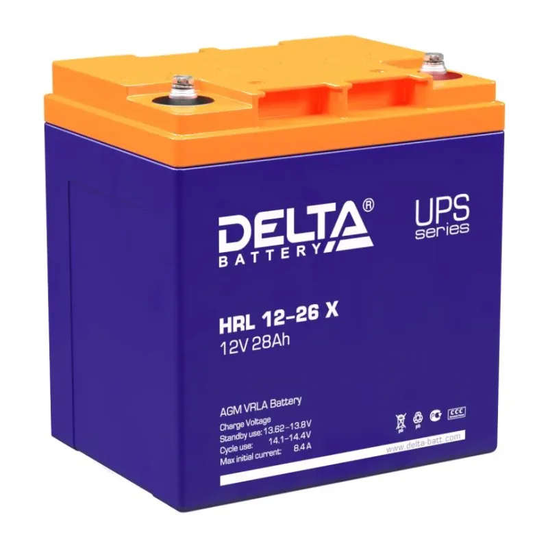 Аккумулятор для ИБП Delta HRL 12-26(X)