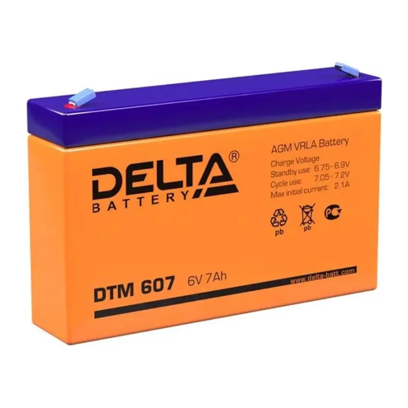 Аккумулятор для ИБП Delta DTM 607