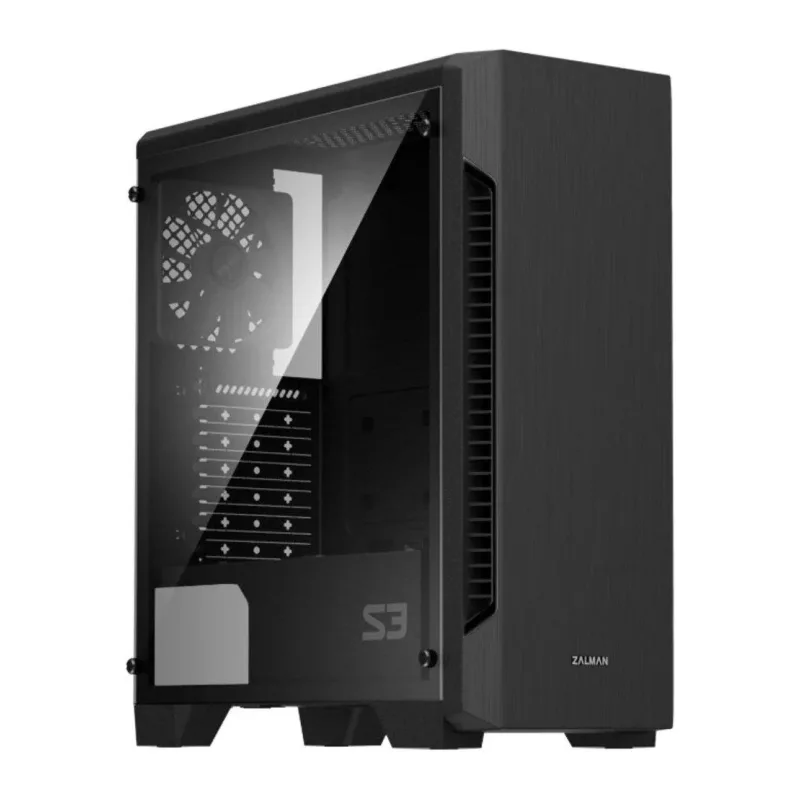 Корпус Zalman ATX без БП S3 TG Black