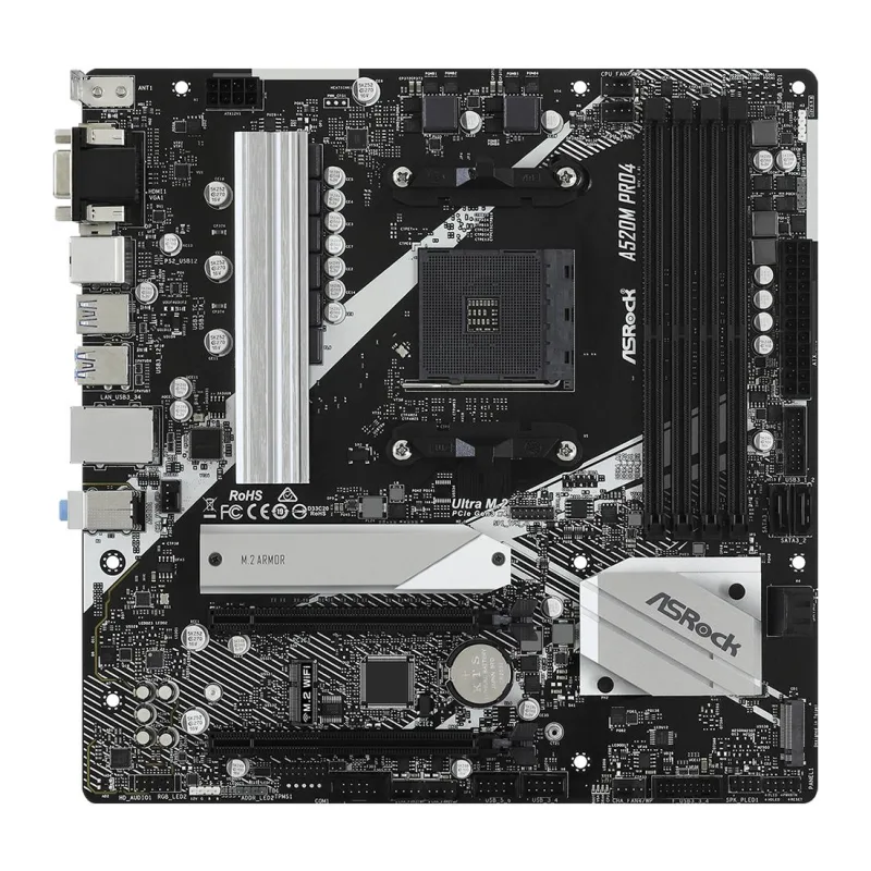 Материнская плата ASRock A520M Pro4 DDR4