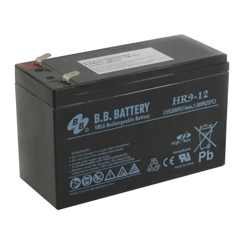 Аккумулятор для ИБП B.B. Battery 12В/8 Ач (HR 9-12)