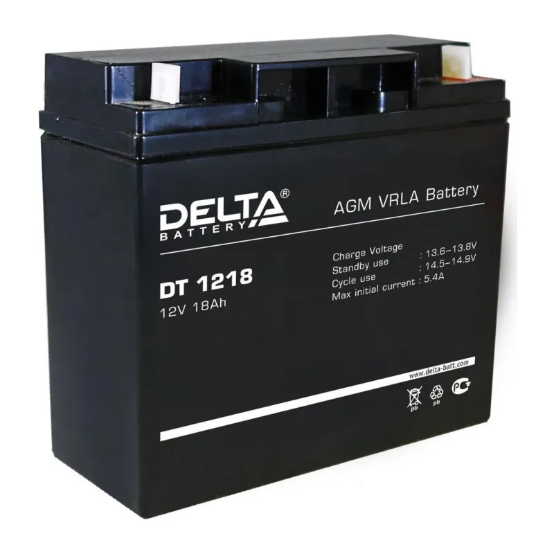 Аккумулятор для ИБП Delta DT 1218