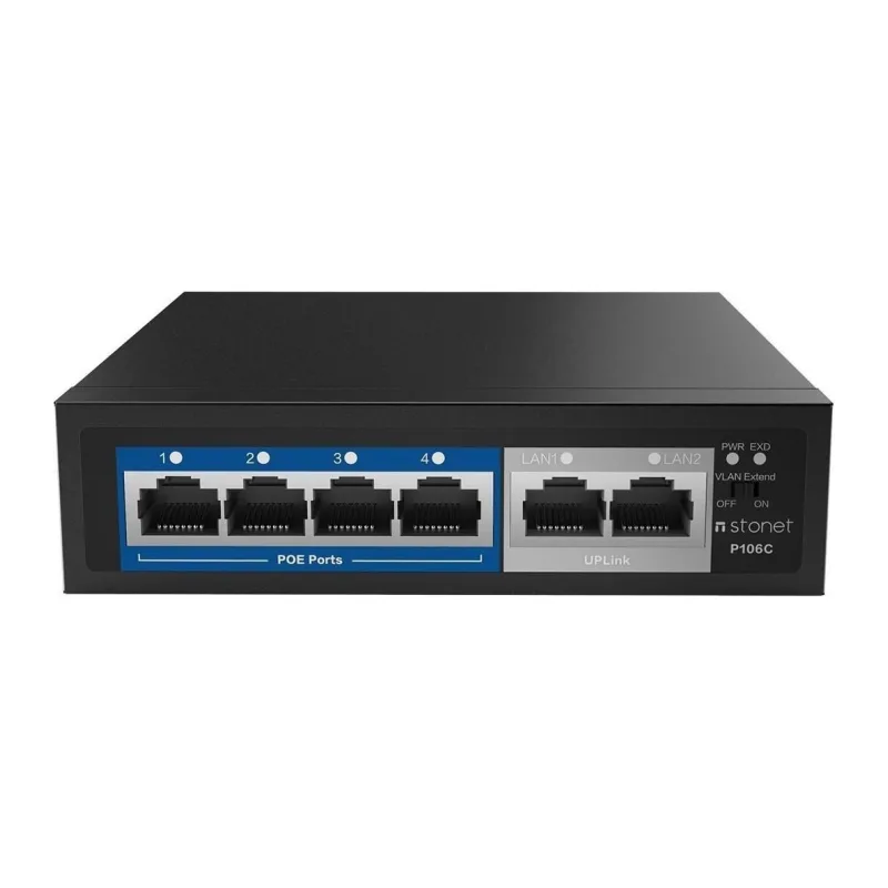Коммутатор Netis 6PORT 10/100M 4POE P106C